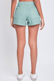 Mid-Rise Cuffed Shorts