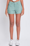 Mid-Rise Cuffed Shorts