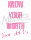 Worth + Tax Top
