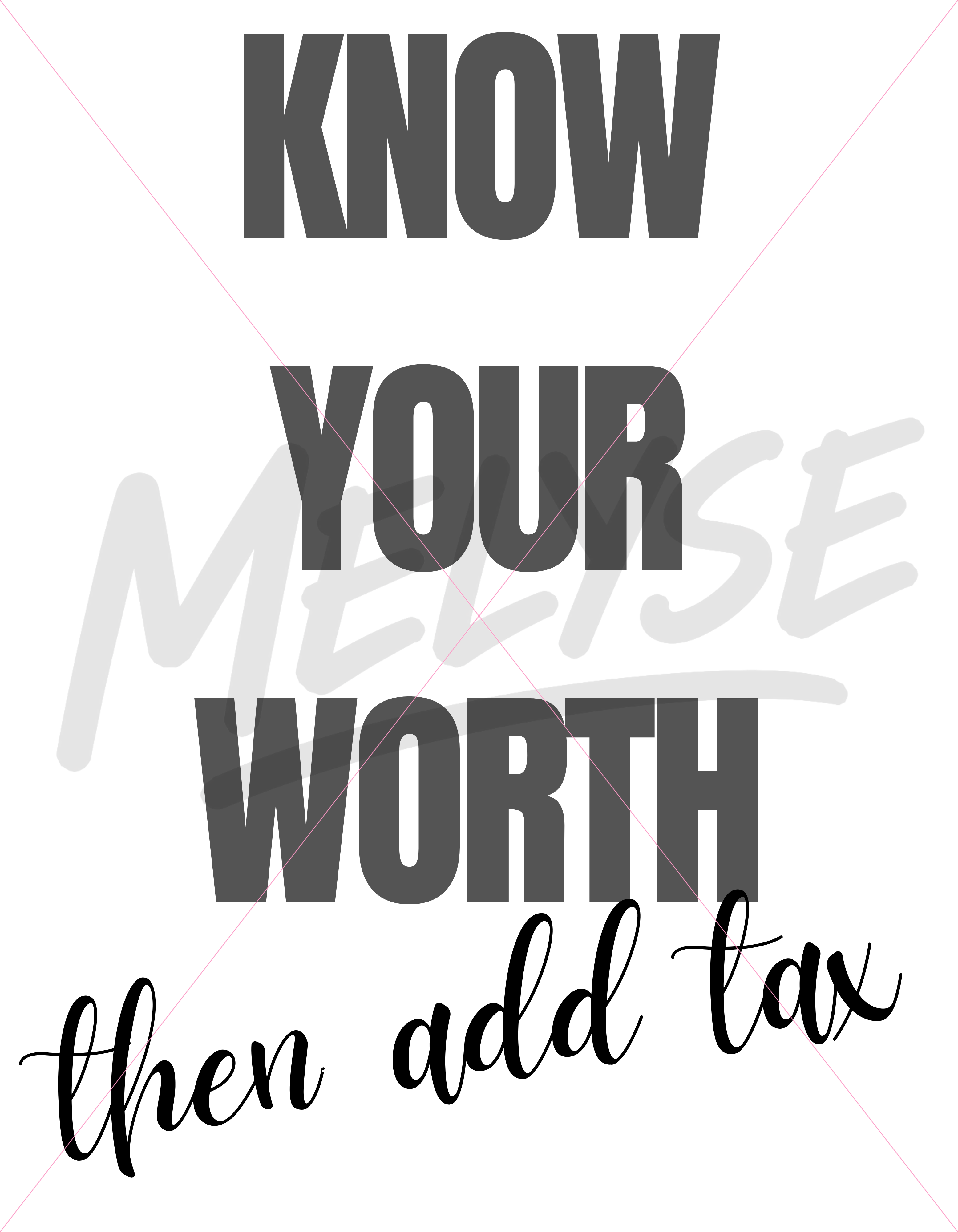 Worth + Tax Top