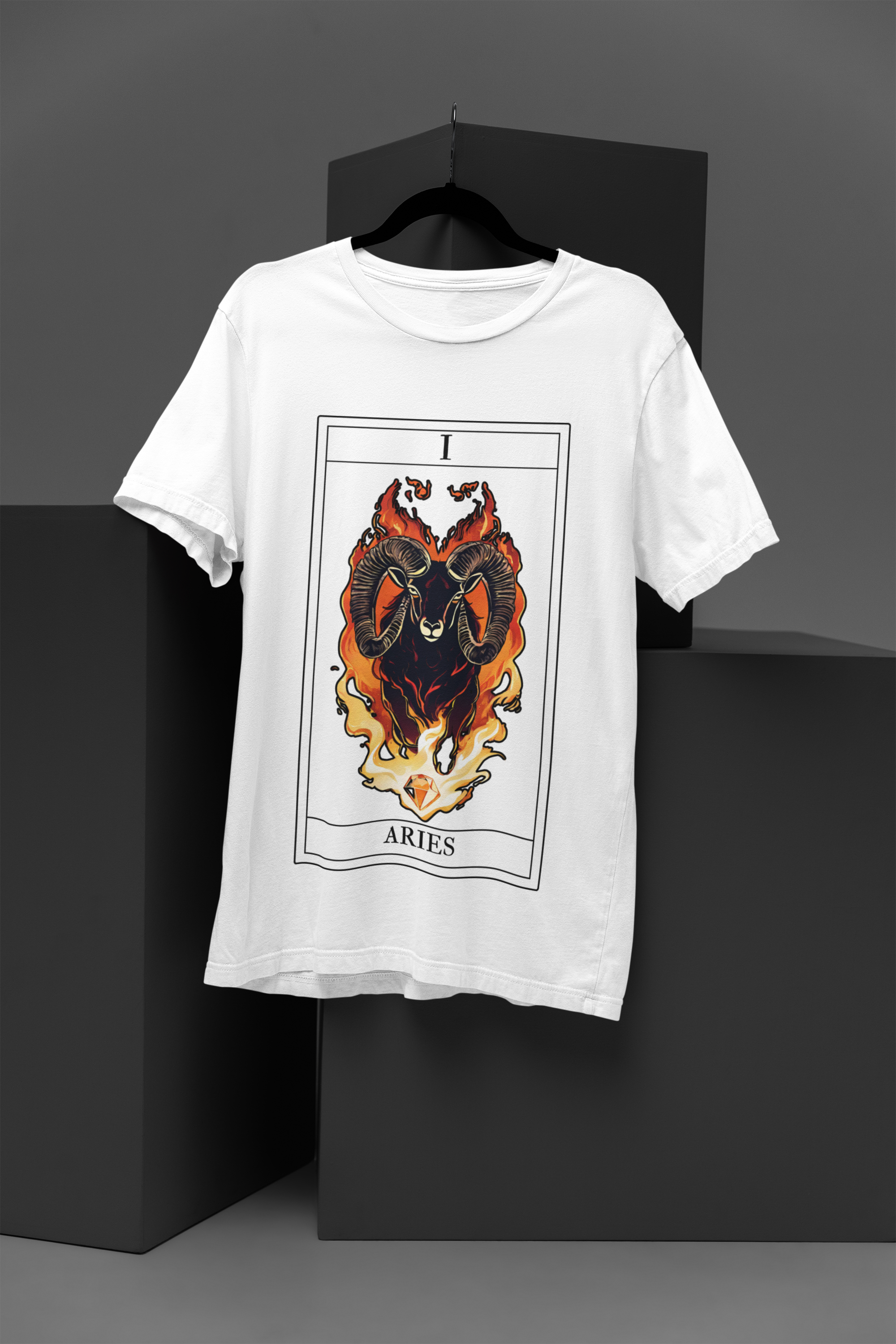 ZODIAC TAROT TEE, FRONT PRINT