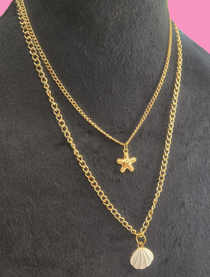 Beach, Please Layered Necklace