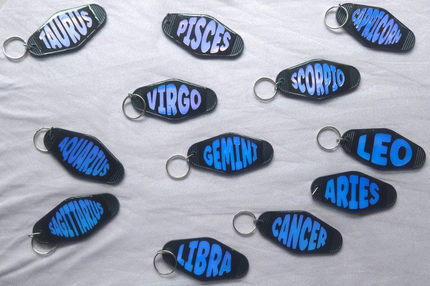 Holo Horoscope Keychain