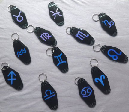 Holo Horoscope Keychain