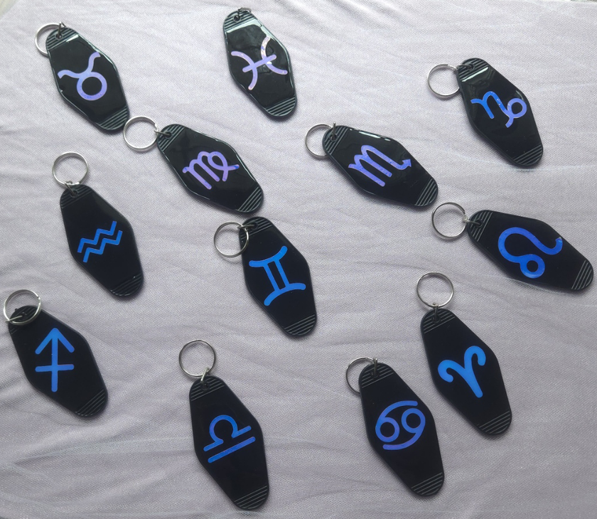 Holo Horoscope Keychain