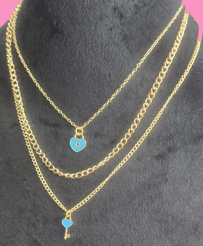Locked In Layered Necklace