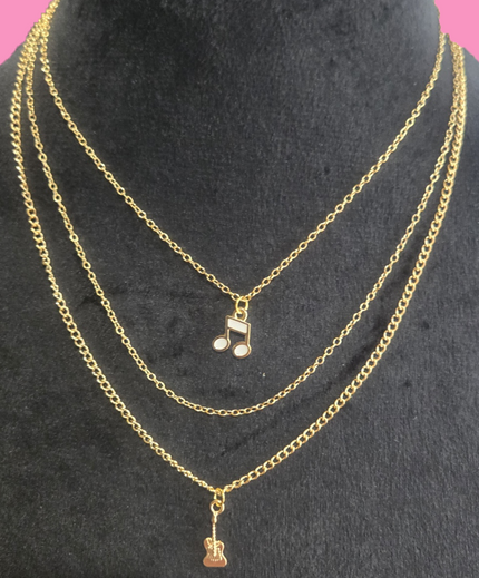 Chained Melody Layered Necklace