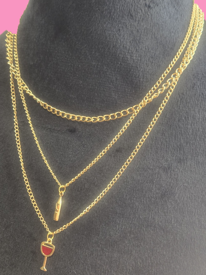 Pour Decisions Layered Necklace