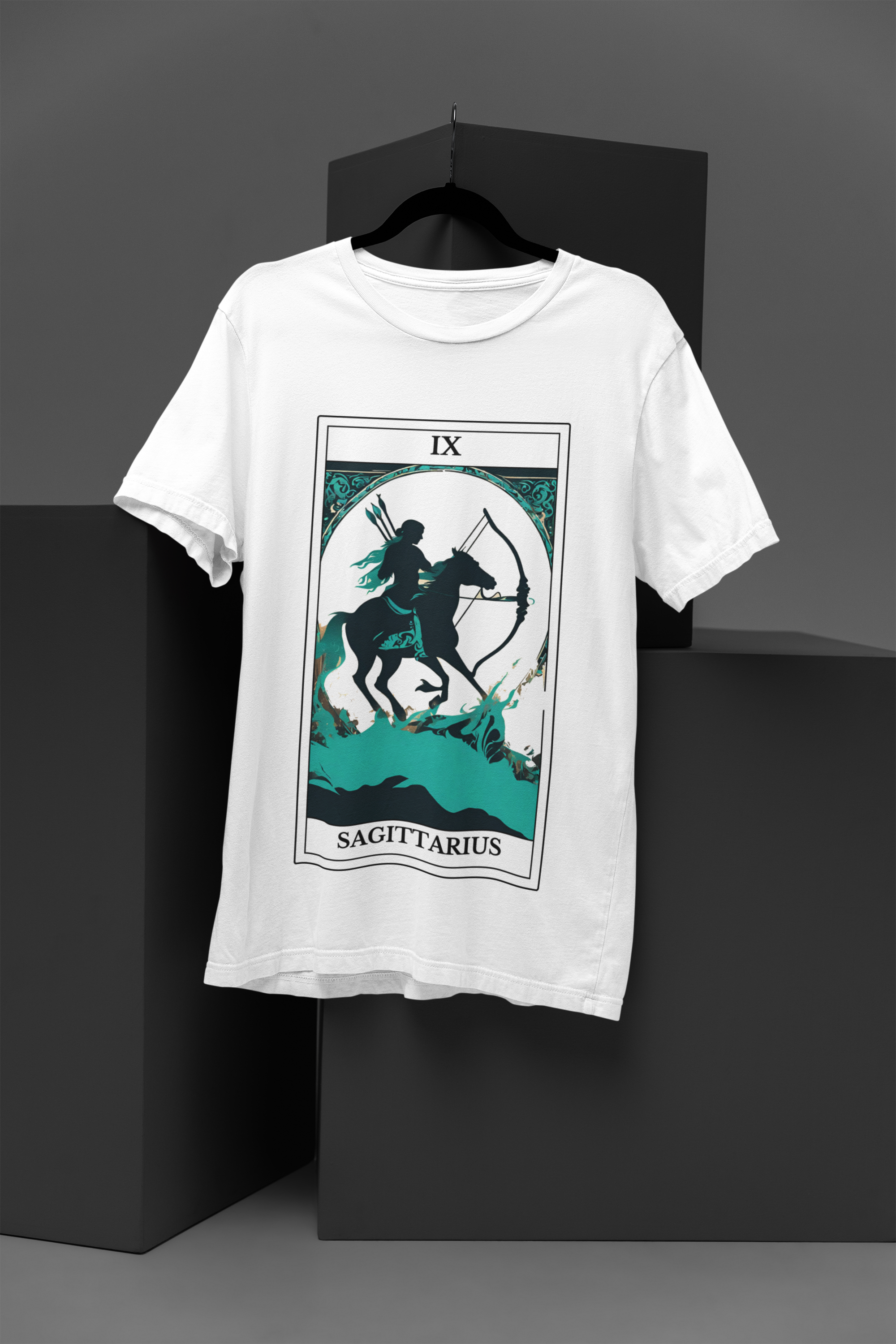 ZODIAC TAROT TEE, FRONT PRINT