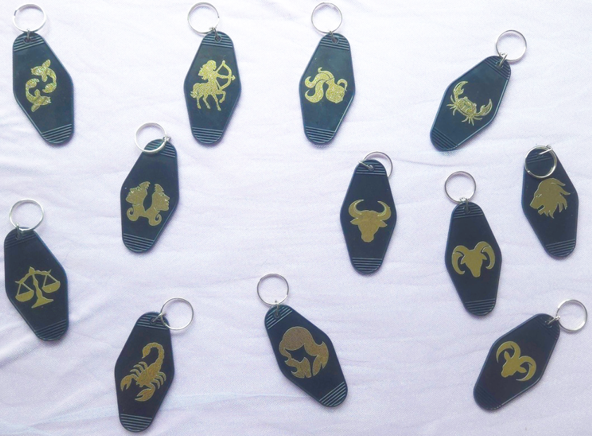 Stardust Motel Keychain