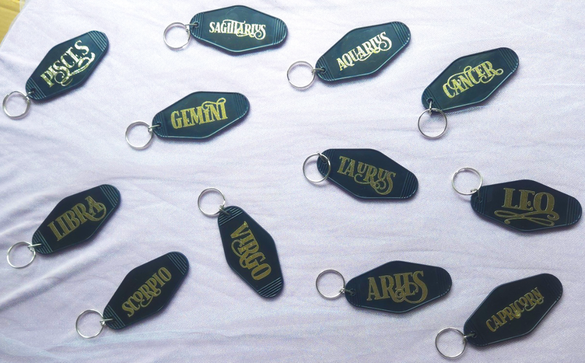 Stardust Motel Keychain