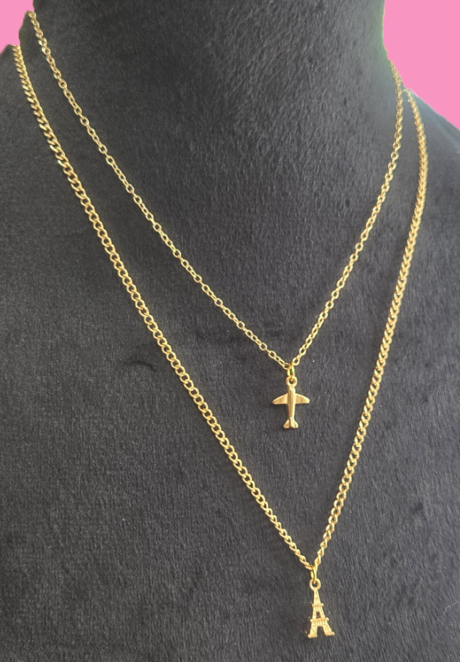 Y/N in Paris Layered Necklace
