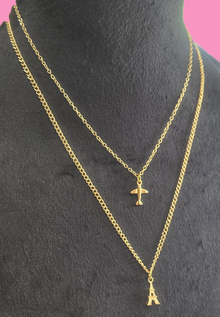 Y/N in Paris Layered Necklace