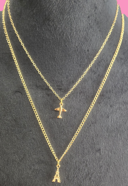 Y/N in Paris Layered Necklace