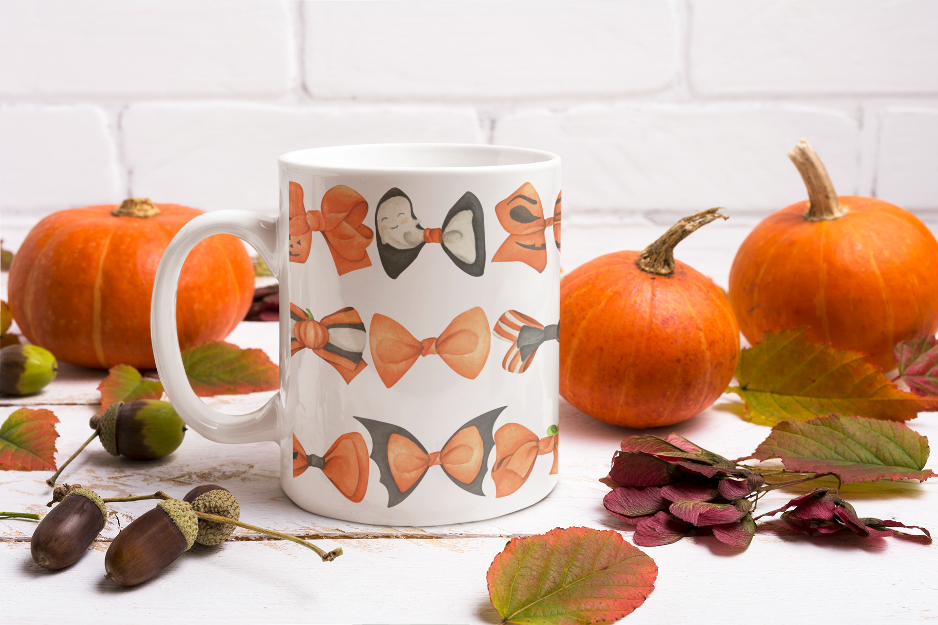 Halloween Bows Drinkware