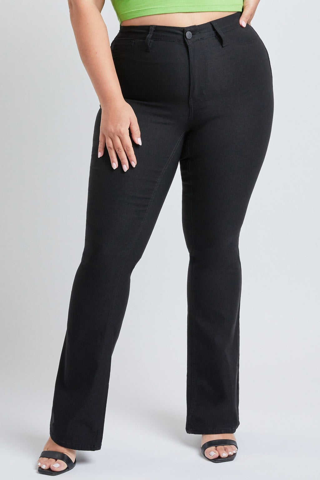 Hyperstretch High Waist Flare Jean - MELYSE