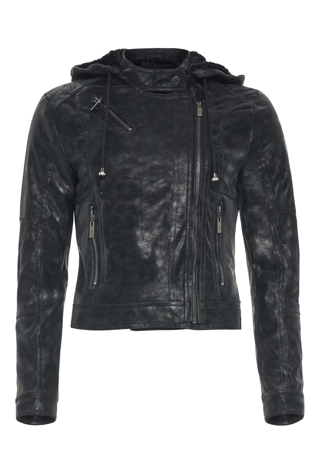 Moto Hooded Jacket - MELYSE