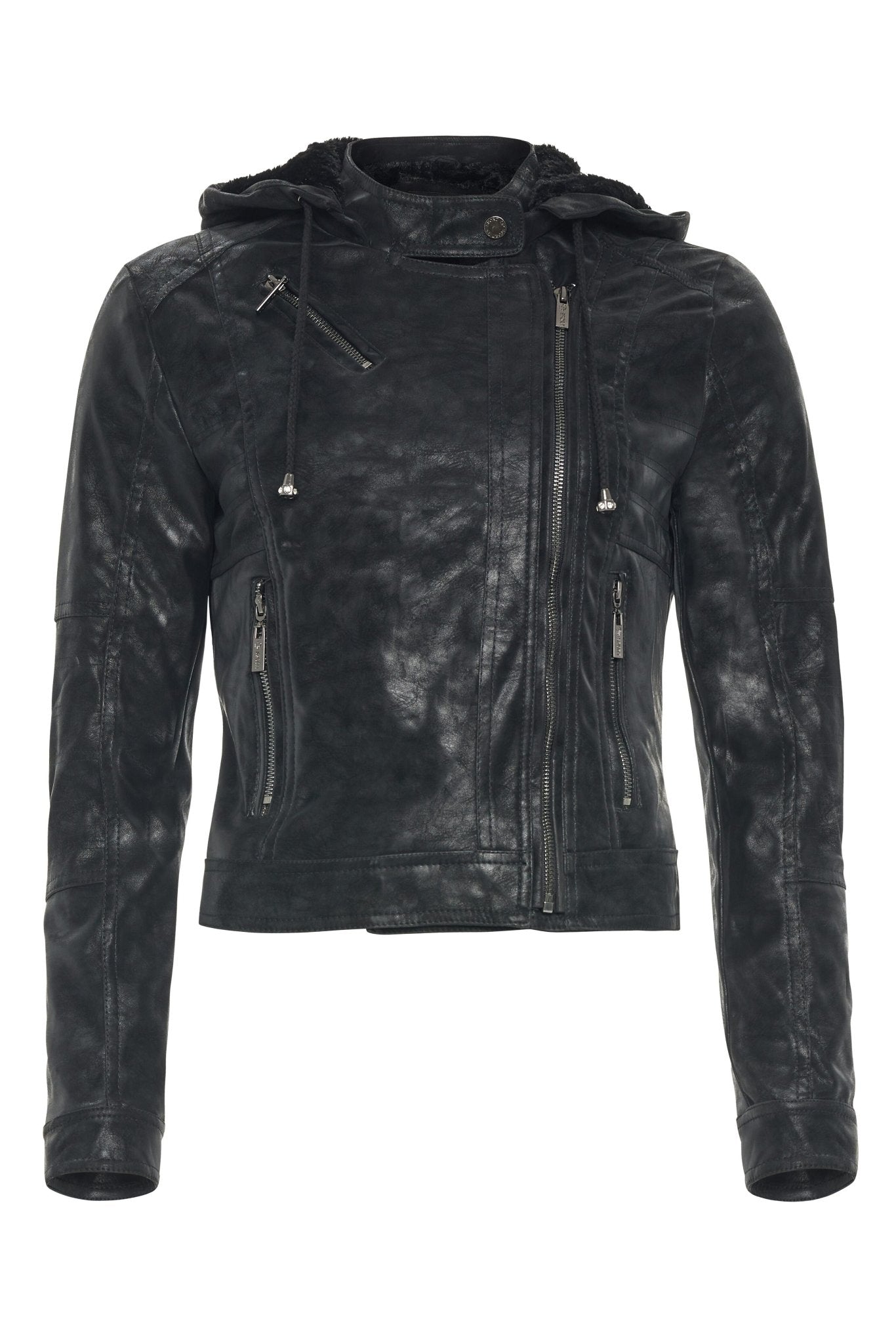 Moto Hooded Jacket - MELYSE