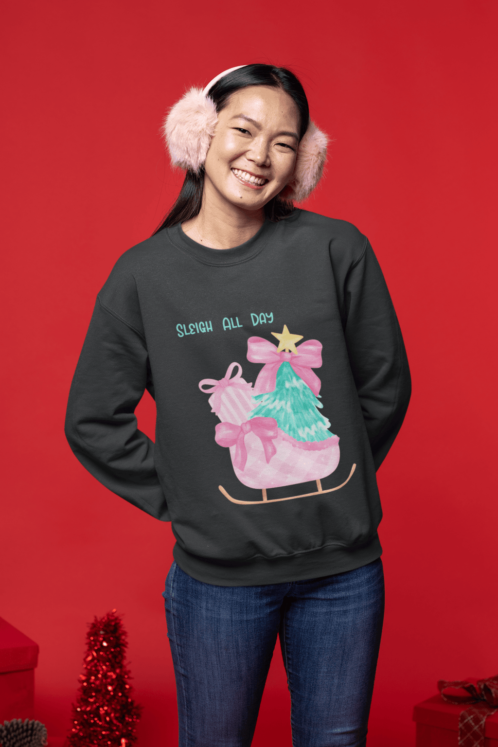 Sleigh All Day Sweatshirt - MELYSE