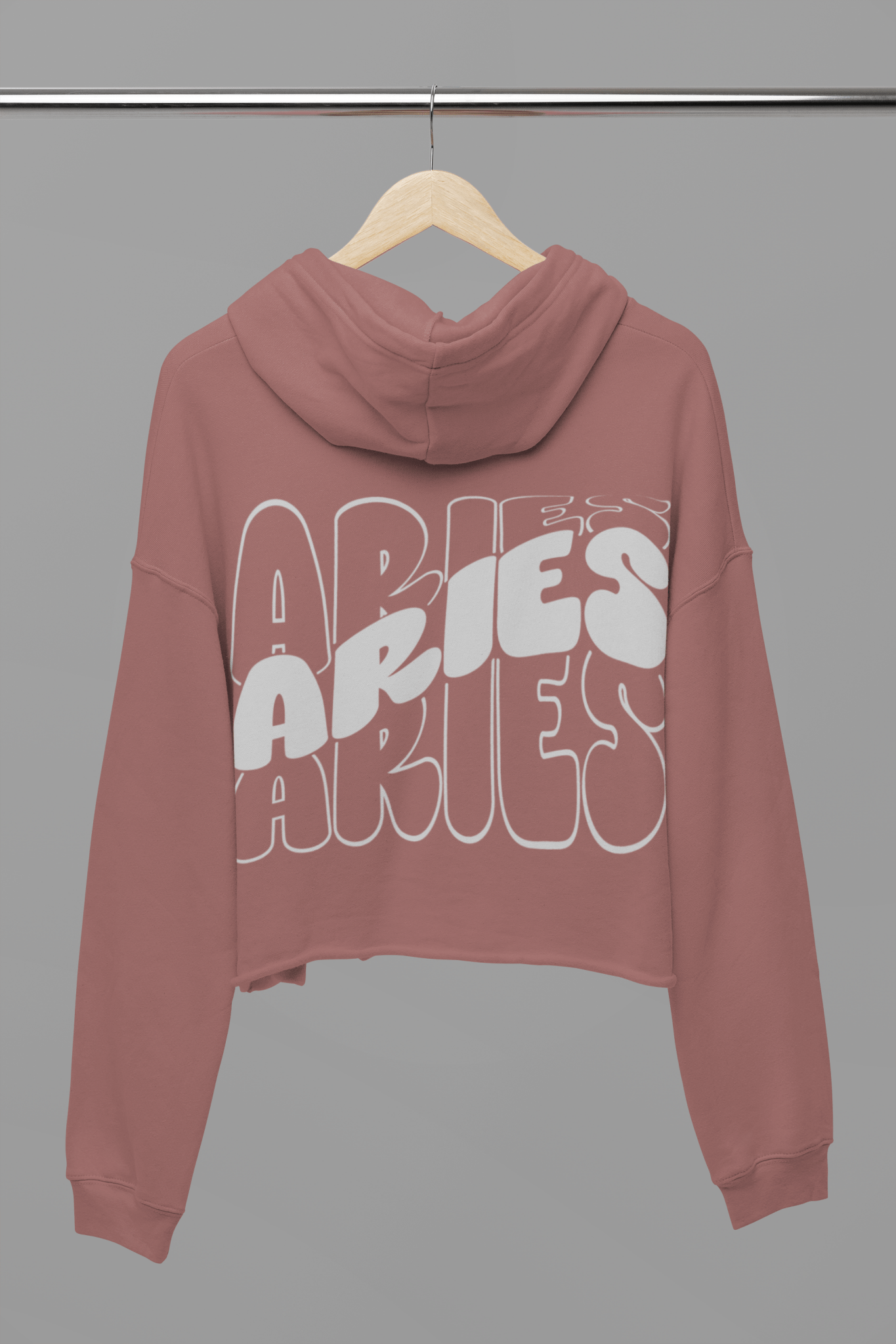 Star Wave Cropped Hoodie - MELYSE