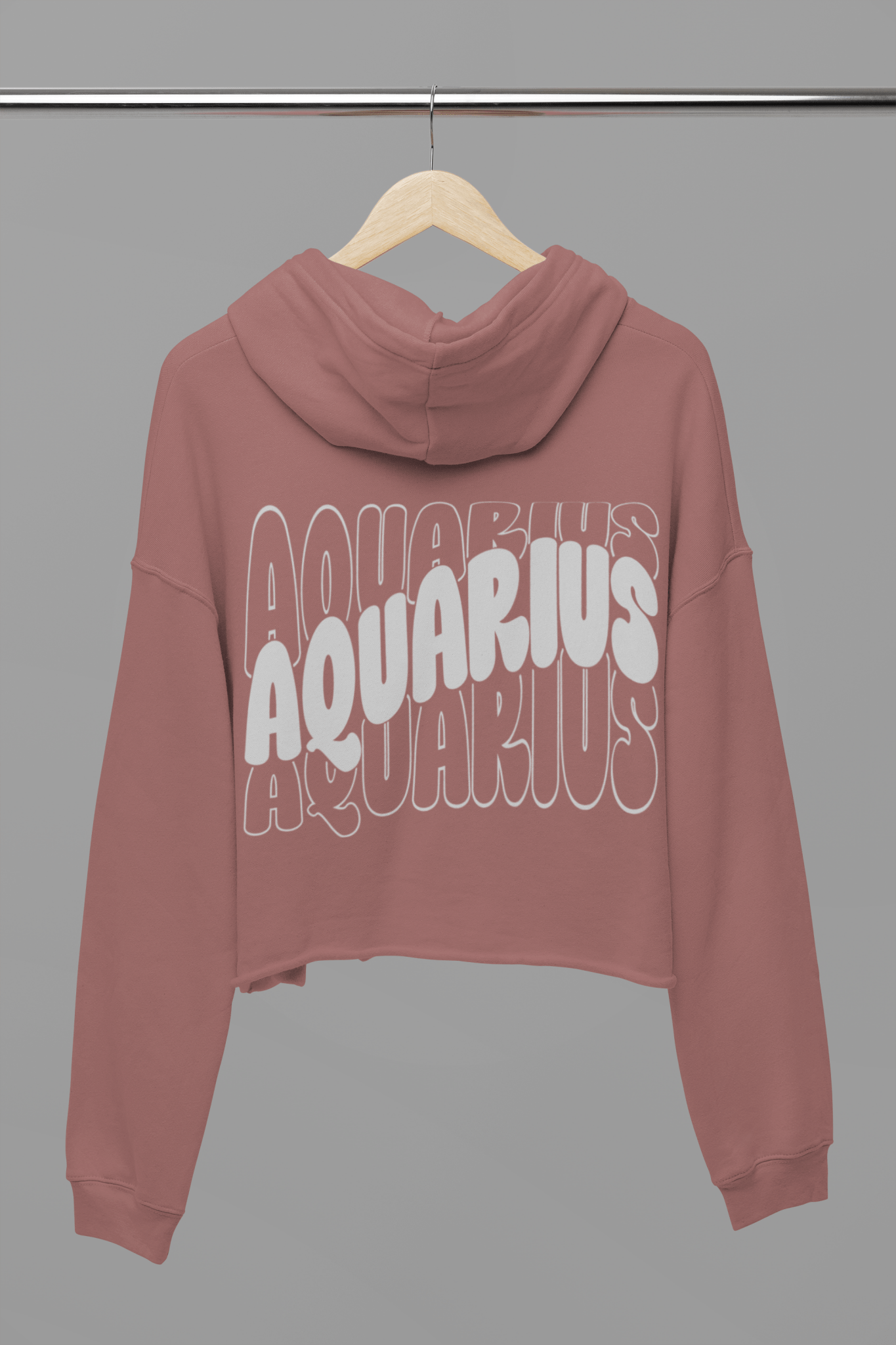 Star Wave Cropped Hoodie - MELYSE