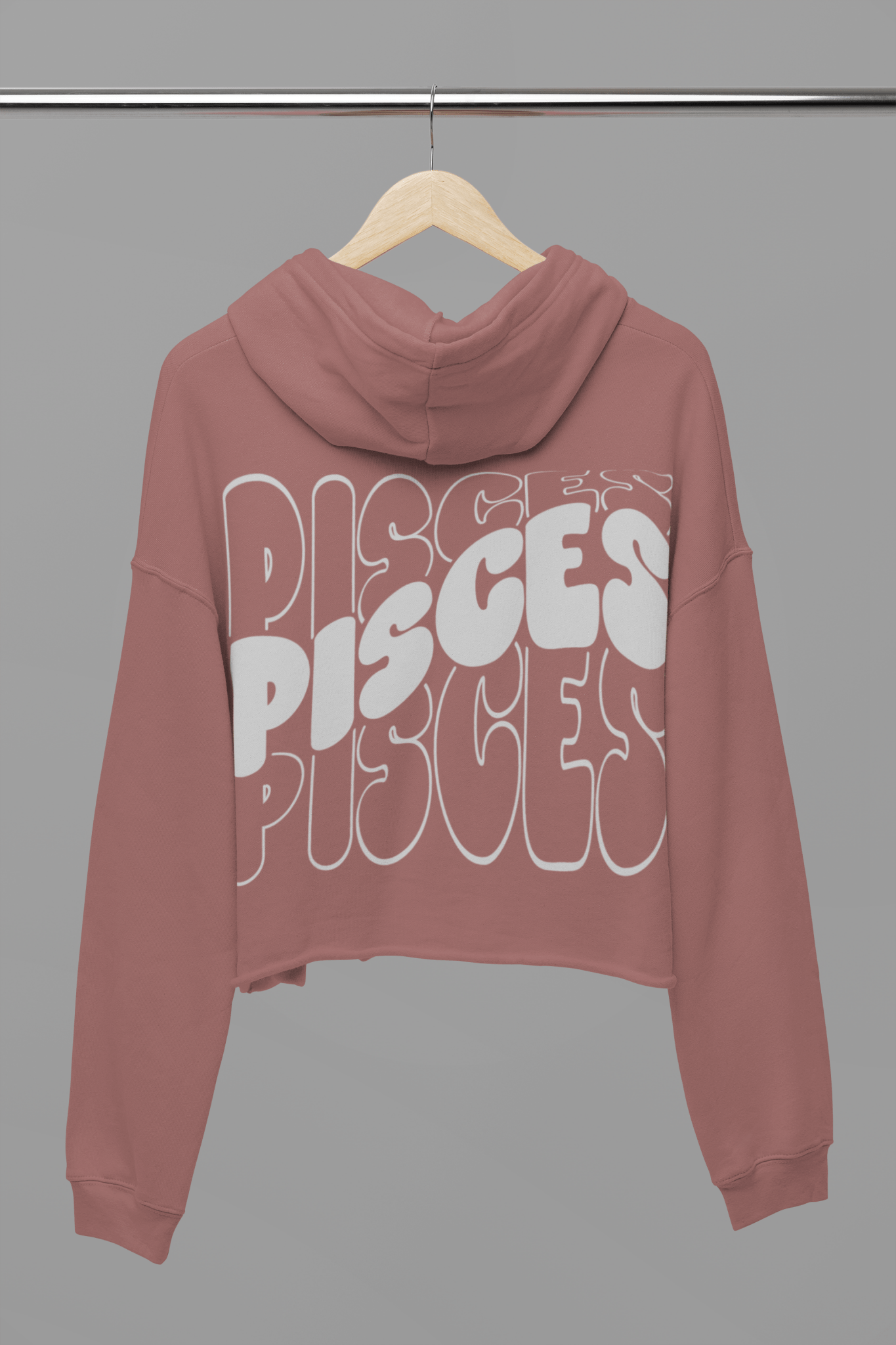 Star Wave Cropped Hoodie - MELYSE