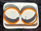 Suede Leather Wrapped Hoop Earrings - MELYSE
