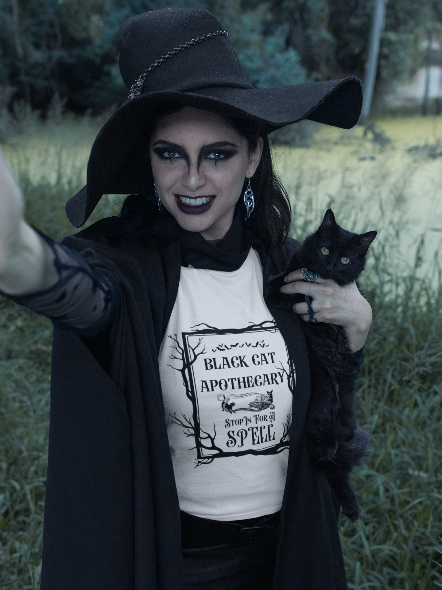 Black Cat Apothecary Tee