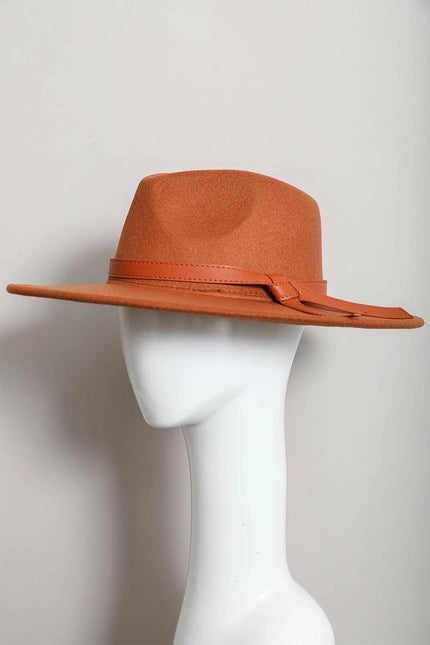 Wide Brim Leather Bolero - MELYSE