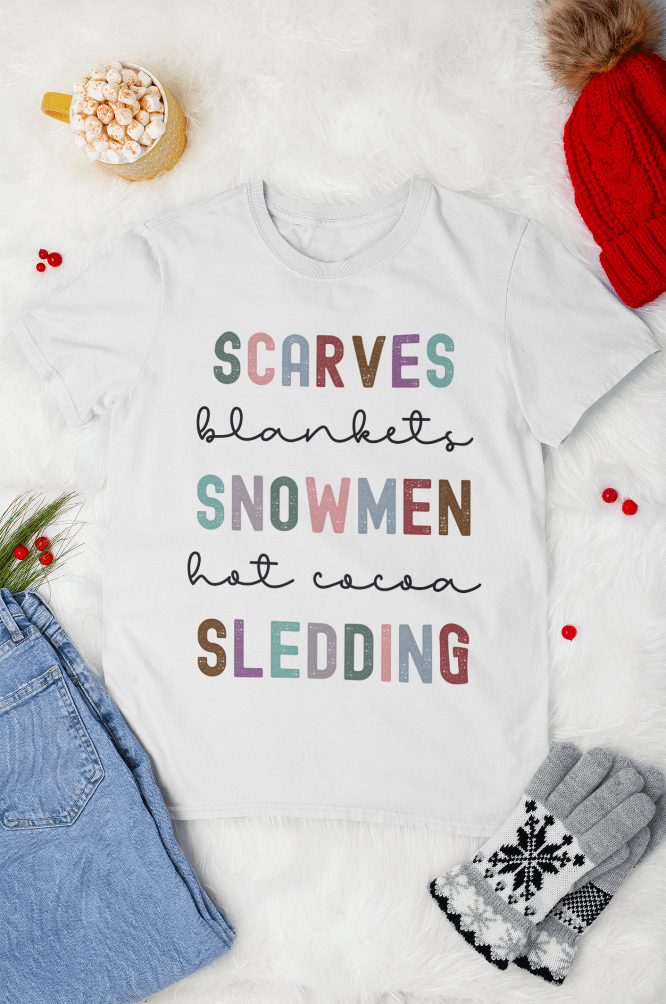 Winter Words Tee - MELYSE